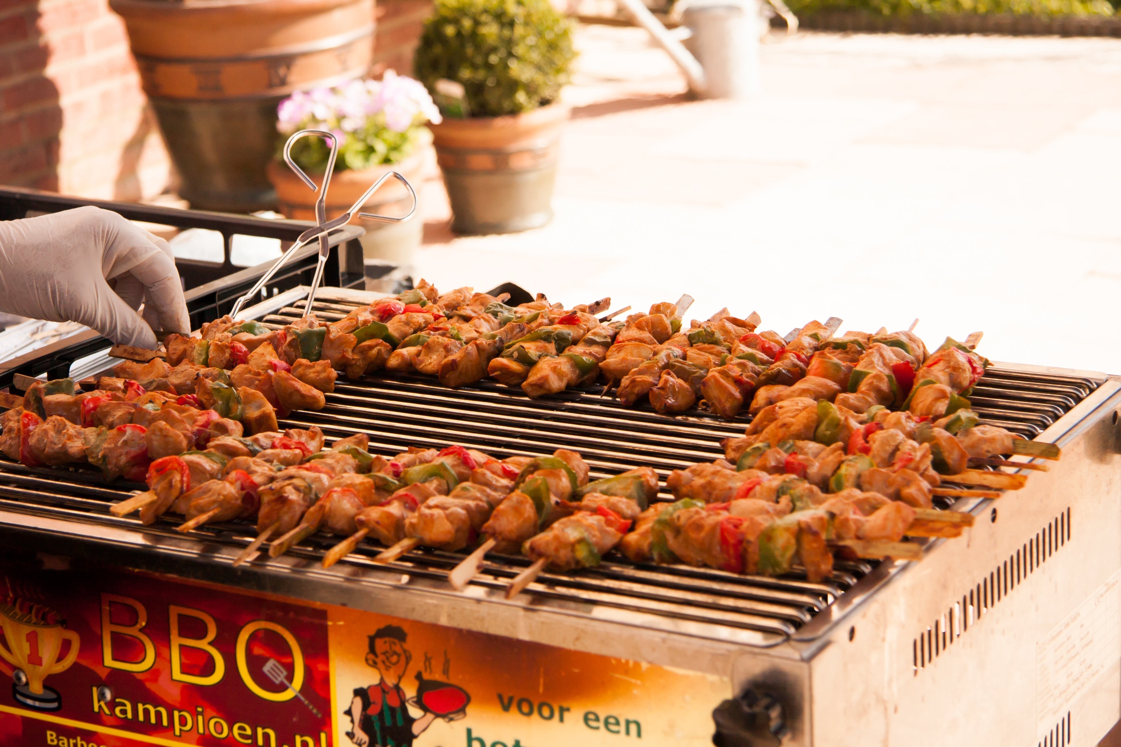 Barbecue op gas